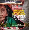 portada-Registro Nacional de Lenguas Indígenas u Originarias – Tomo I – Lenguas Andinas